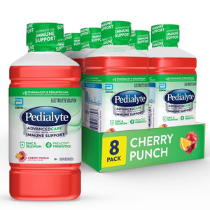 Pedialyte AdvancedCare Electrolyte Solution, Cherry Punch, 33.8 oz - 63057-Single - LL Medico