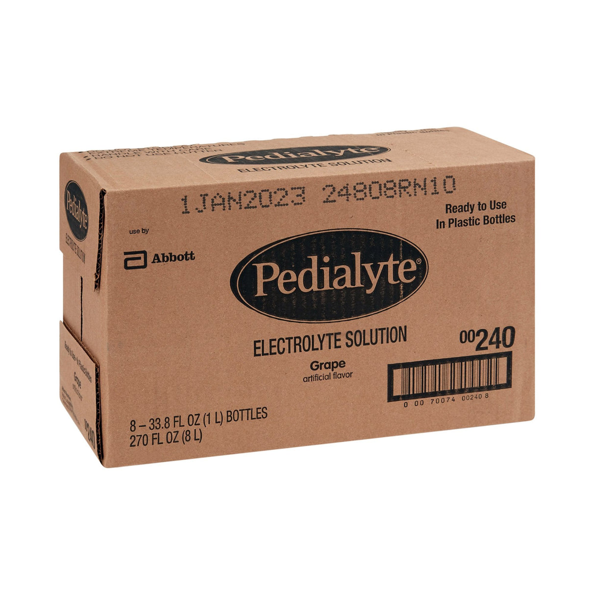 Pedialyte Classic Oral Electrolyte Solution, Grape Flavor, 33.8 oz - 00240-Case - LL Medico