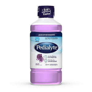 Pedialyte Classic Oral Electrolyte Solution, Grape Flavor, 33.8 oz - 00240-Single - LL Medico