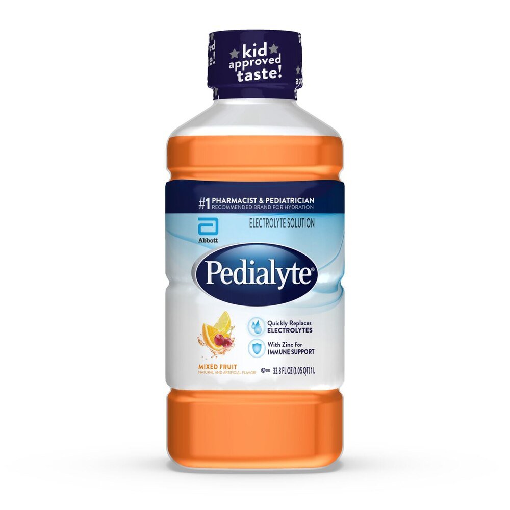 Pedialyte Classic Oral Electrolyte Solution, Mixed Fruit Flavor, 33.8 oz - 00365-Single - LL Medico
