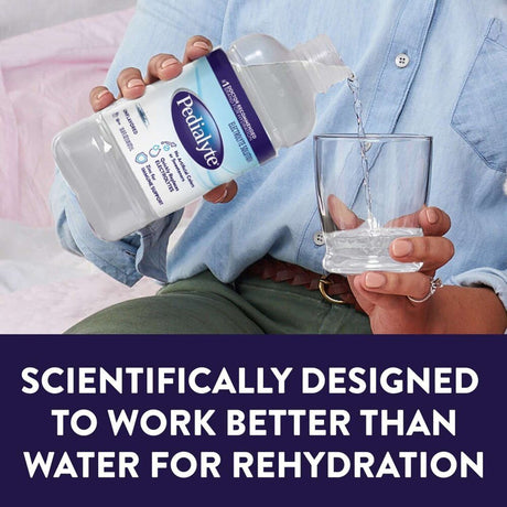 Pedialyte Classic Oral Electrolyte Solution, Unflavored, 33.8 oz - 00336-Case - LL Medico