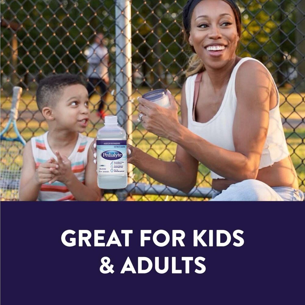 Pedialyte Classic Oral Electrolyte Solution, Unflavored, 33.8 oz - 00336-Case - LL Medico