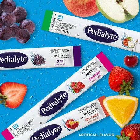 Pedialyte Electrolyte Powder Packets, Variety Pack, 0.3 oz - 07007456091-Pack - LL Medico