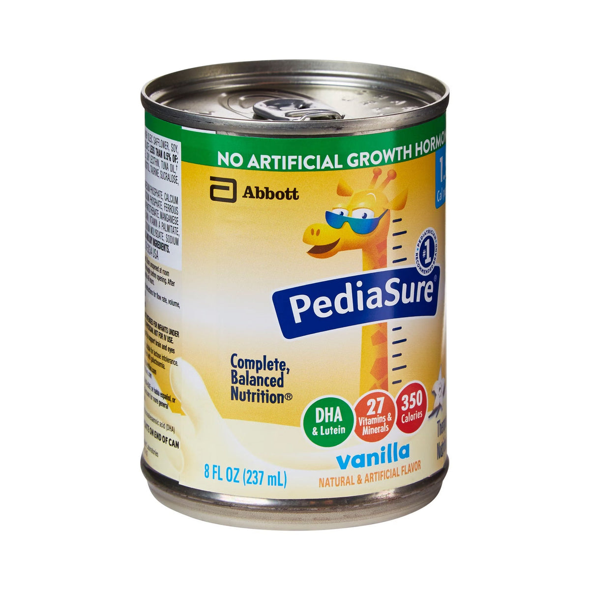 PediaSure 1.5 Cal Pediatric Oral Supplement, Vanilla, 8 oz - 67378-Single - LL Medico