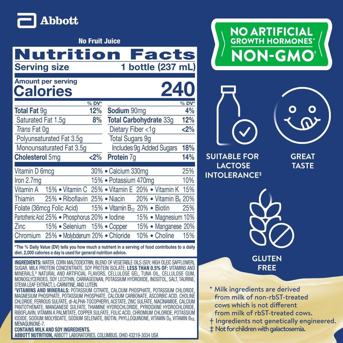 PediaSure Grow & Gain Nutrition Shake, Banana, 8 oz - 67527-Case - LL Medico