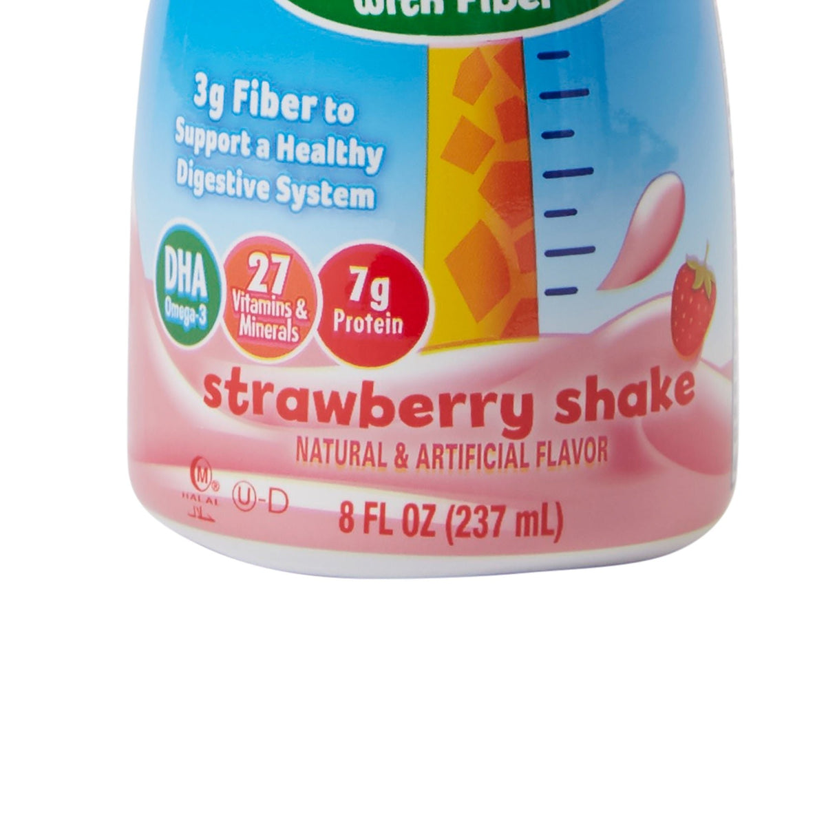 PediaSure Grow & Gain with Fiber Nutrition Shake, Strawberry, 8 oz - 56368-Case - LL Medico