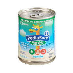 PediaSure Grow & Gain with Fiber Nutrition Shake, Vanilla, 8 oz - 67529-Case - LL Medico