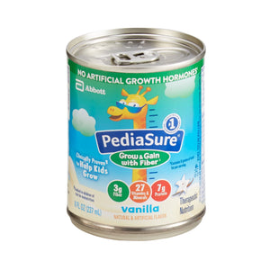 PediaSure Grow & Gain with Fiber Nutrition Shake, Vanilla, 8 oz - 67529-Case - LL Medico