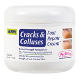 PediFix Cracks and Calluses Foot Repair Cream, 4-ounce Jar - P3305-Single - LL Medico