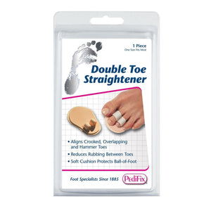 PediFix Double Toe Straightener, One Size Fits Most, 1 Piece - 8157-Single - LL Medico