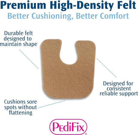 PediFix FELTastic Callus Protectors, Self-Adhesive, 8 Pieces - 8023-40-Pack - LL Medico