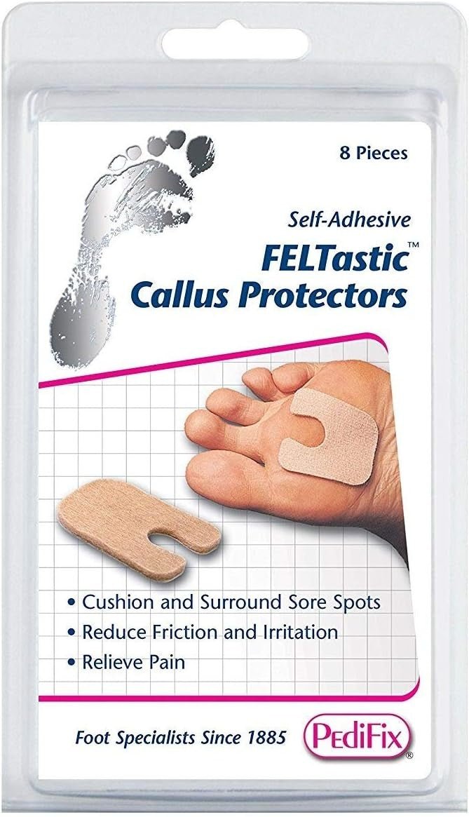 PediFix FELTastic Callus Protectors, Self-Adhesive, 8 Pieces - 8023-40-Pack - LL Medico