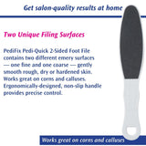 Pedifix Pedi-Quick 2-Sided Foot File, 1 File - P3020-Single - LL Medico