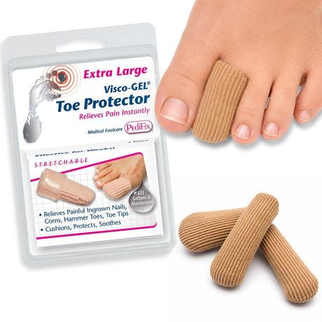 Pedifix Visco-Gel Pull-On Toe Protector - P82-S-Single - LL Medico