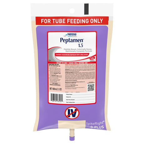 Peptamen 1.5 Tube Feeding Formula, Unflavored, 1000 mL - 10798716281949-Single - LL Medico