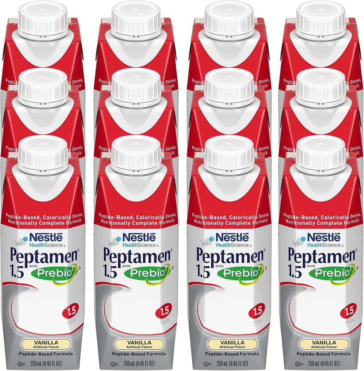 Peptamen with Prebio1 Oral Supplement, Vanilla, 250 mL - 10798716181850-Single - LL Medico
