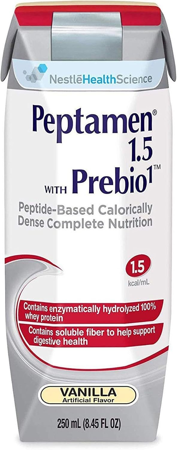 Peptamen with Prebio1 Oral Supplement, Vanilla, 250 mL - 10798716181850-Single - LL Medico