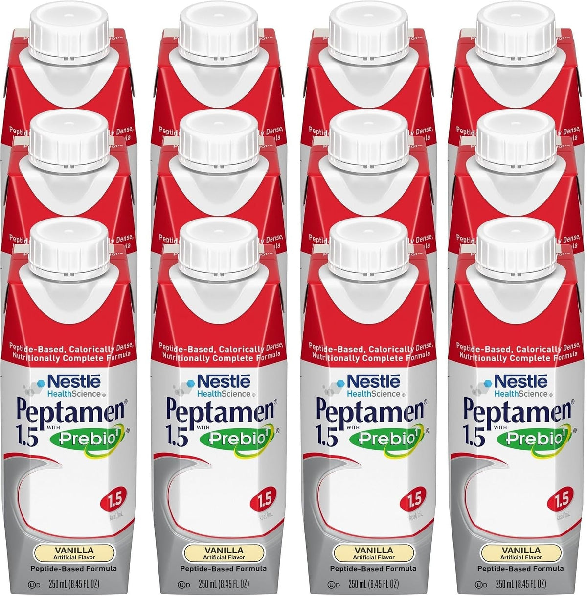 Peptamen with Prebio1 Oral Supplement, Vanilla, 250 mL - 10798716181850-Single - LL Medico