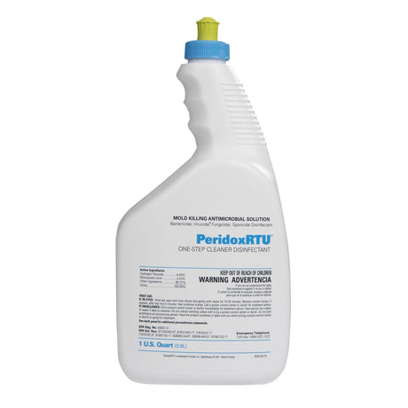 PeridoxRTU Sporicidal, Surface Disinfectant Cleaner, Peroxide Based, Liquid, Vinegar Scent, Sterile, 32 oz - CR85335IR-Single - LL Medico
