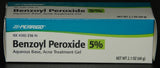 Perrigo 5% Benzoyl Peroxide Acne Treatment Gel, 2.1-ounce Tube - 45802021696-Single - LL Medico