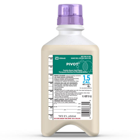 Pivot 1.5 Cal Tube Feeding Formula, Unflavored, 33.8 oz - 62719-Single - LL Medico