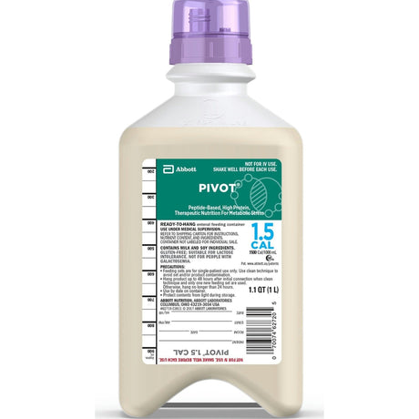 Pivot 1.5 Cal Tube Feeding Formula, Unflavored, 33.8 oz - 62719-Single - LL Medico