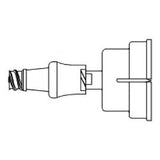 Pneupac PEEP-Keep Dual-Axis Swivel Adapter - 525150-Single - LL Medico