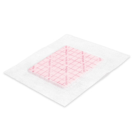 PolyMem Adhesive with Border, Foam Dressing, 6 x 6", Pink, Polyurethane Foam, Sterile - FER7606-Single - LL Medico