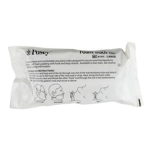 Posey Foam Tracheostomy Tube Holder, Adult, 1" x 23.5" - 8197L-Single - LL Medico