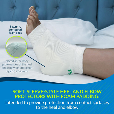 Posey Heel and Elbow Protector Sleeve, Large - 6224L-Pair - LL Medico