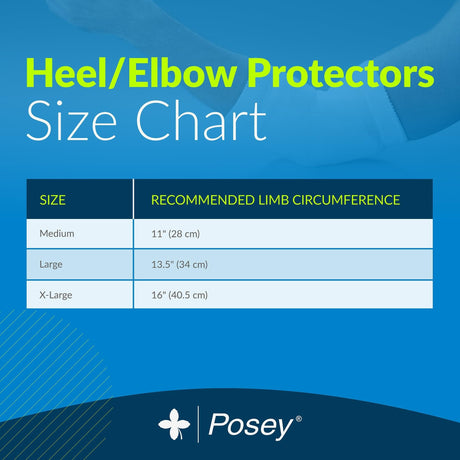 Posey Heel and Elbow Protector Sleeve, Large - 6224L-Pair - LL Medico