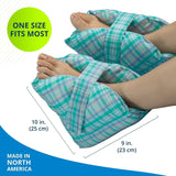 Posey Heel Protection Pillow, Pastel Plaid, Pair - TID6115-Pair - LL Medico