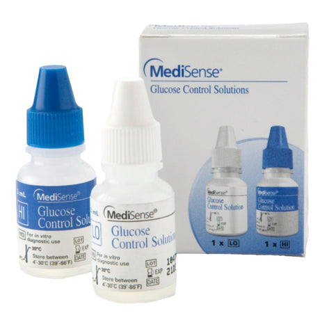 Precision Blood Glucose Control Solution, Level 1 & 2, 2" x 0.5 oz - 8013904-Box - LL Medico