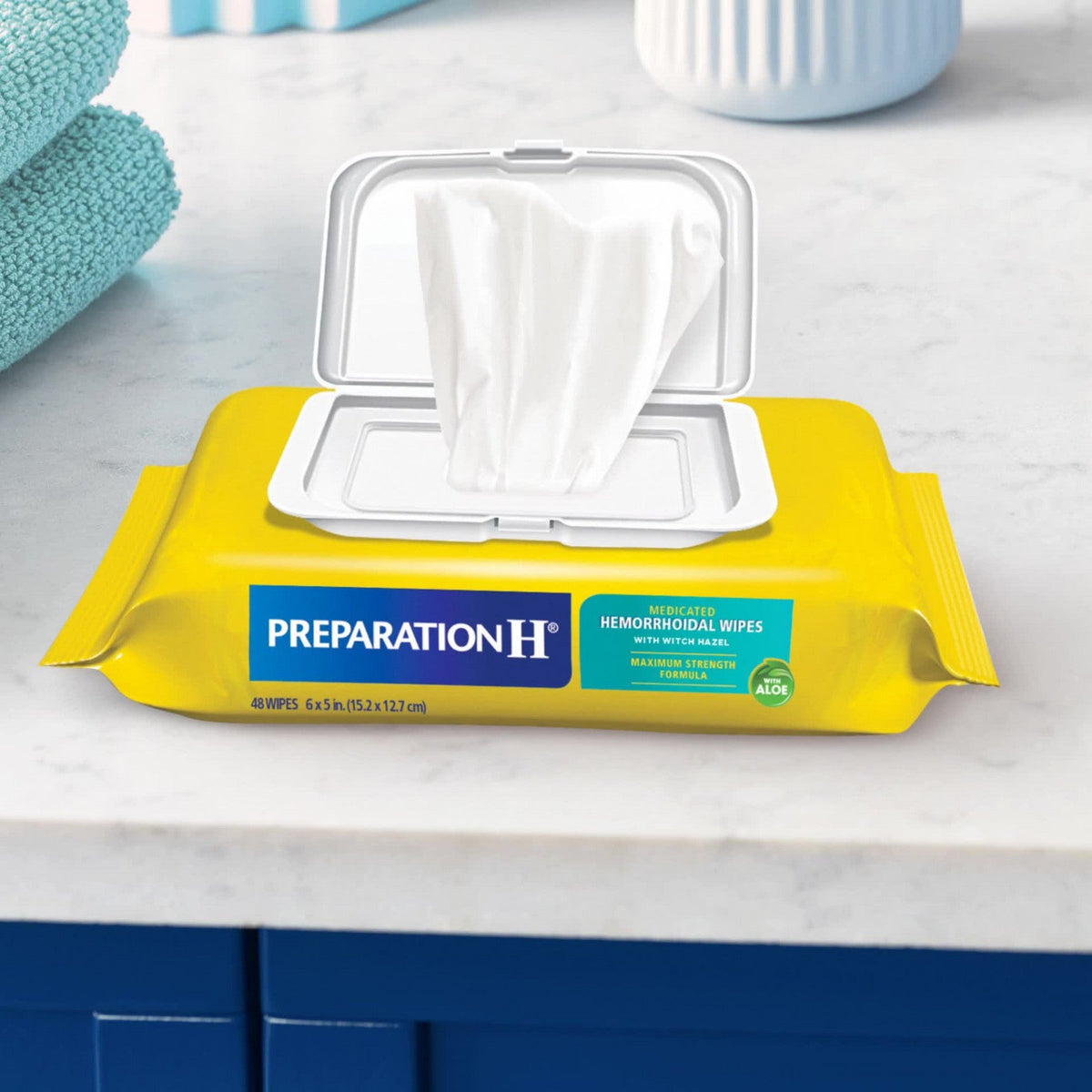 Preparation H Hemorrhoid Medicated Wipes, 48 ct - 573055620 - LL Medico