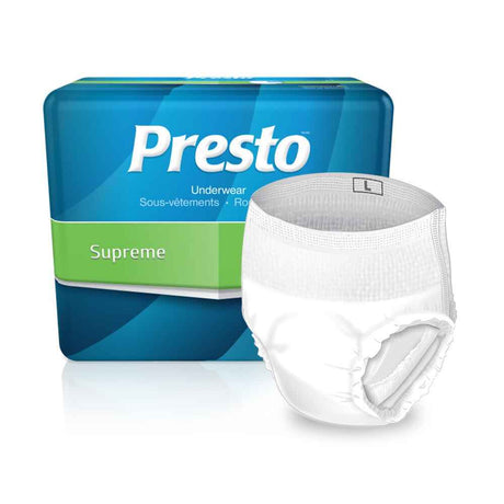 Presto Classic Underwear, Supreme - AUB23010-Pack - LL Medico