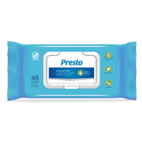Presto Cleansing Wipes - WW091248-Pack - LL Medico