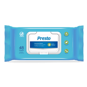 Presto Cleansing Wipes - WW091248-Pack - LL Medico