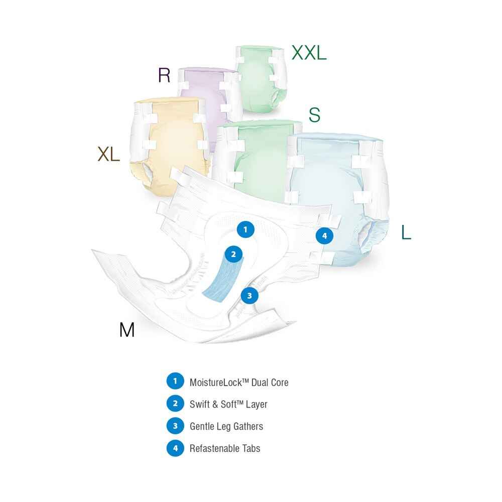 Presto Supreme Heavy Absorbency Adult Brief - ABB21010-Pack - LL Medico