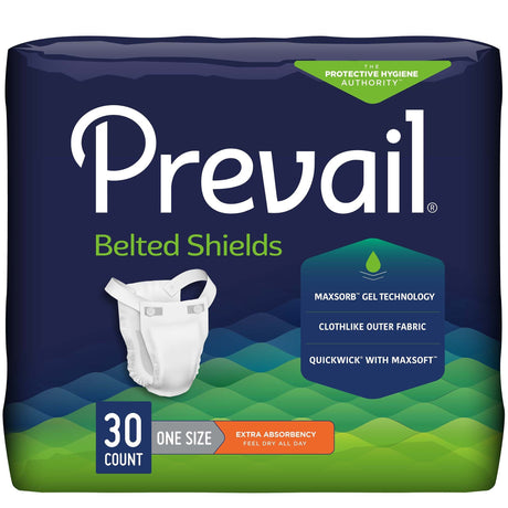 Prevail Belted Shields, Extra Absorbency - PV324-Pack - LL Medico