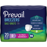 Prevail Breezers Daily Briefs, Ultimate Absorbency - PVB016-Pack - LL Medico