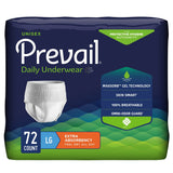 Prevail Daily Underwear, Extra Absorbency - PV513-Case - LL Medico