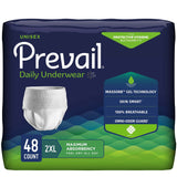 Prevail Daily Underwear, Maximum Absorbency - PV517-Case - LL Medico