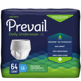 Prevail Daily Underwear, Maximum Absorbency - PVS513-Case - LL Medico