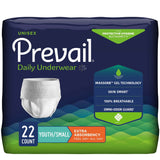 Prevail Daily Underwear, Youth/Small, Extra Absorbency - PV511-Pack - LL Medico
