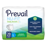Prevail Nu - Fit Adult Briefs - NU0132-Pack - LL Medico
