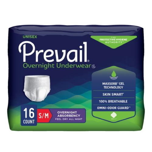 Prevail Overnight Pull On Underwear - PVX512-Pack - LL Medico