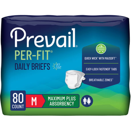 Prevail Per - Fit Daily Brief, Maximum Plus Absorbency - PF012-Case - LL Medico