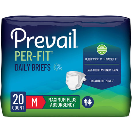 Prevail Per - Fit Daily Brief, Maximum Plus Absorbency - PF012-Pack - LL Medico