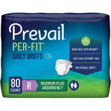 Prevail Per - Fit Daily Brief, Maximum Plus Absorbency - PF016-Case - LL Medico
