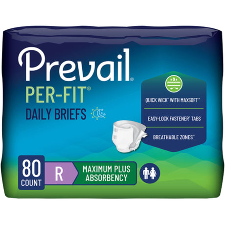 Prevail Per - Fit Daily Brief, Maximum Plus Absorbency - PF016-Case - LL Medico